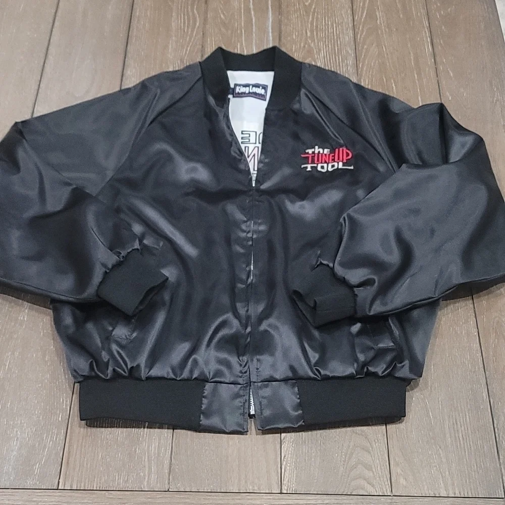 King Louie Satin Bomber Jacket Size XL